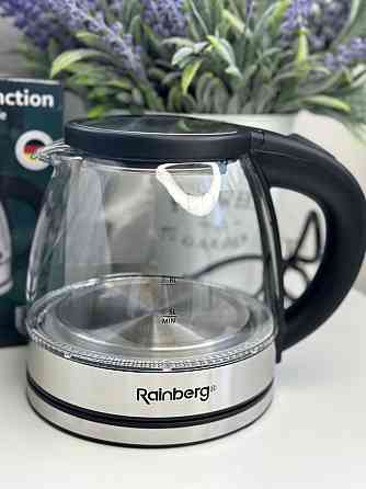 Стеклянный электрочайник Чайник Rainberg RB-2251 1л 2200W Ясиноватая