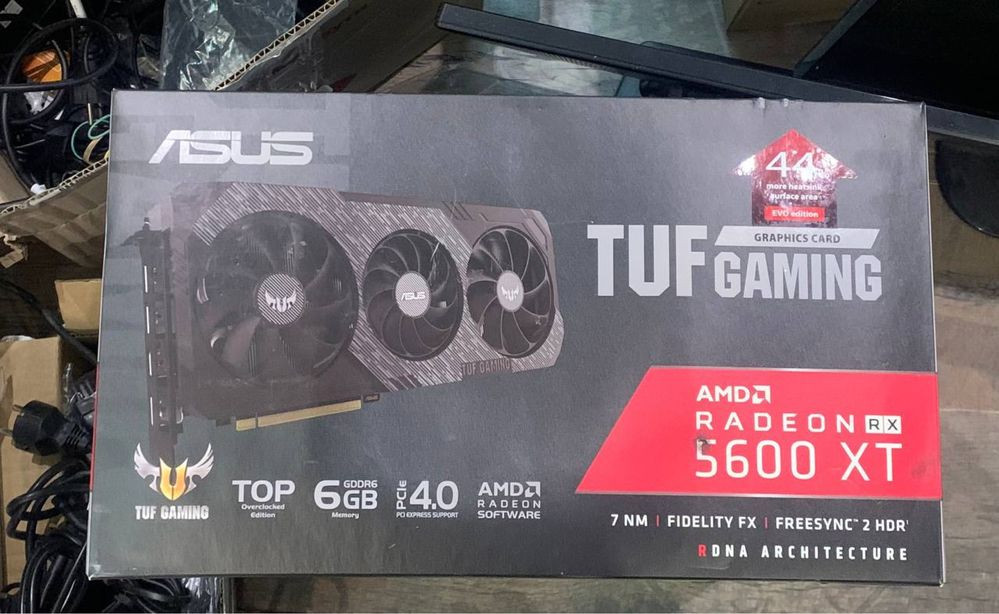 Бу Відеокарта Radeon RX 5600 XT, Asus, TUF Gaming X3 EVO, 6Gb Димитров - изображение 1