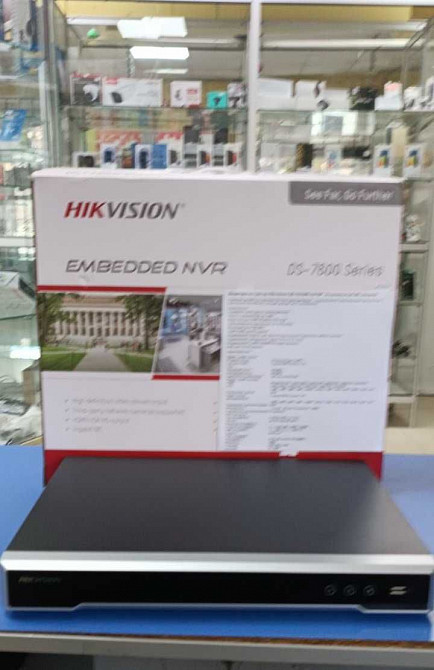 Видеорегистратор Hikvision DS-7616NI-I2/16P c PoE коммутатором Ждановка - изображение 1