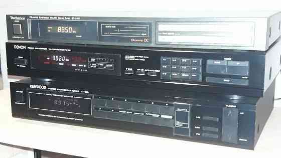 тюнеры  Technics ST-Z400, Denon TU-550, Kenwood KT-56L . Ясиноватая