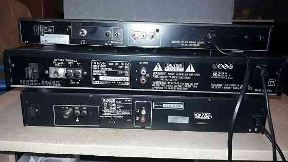 тюнеры  Technics ST-Z400, Denon TU-550, Kenwood KT-56L . Ясиноватая