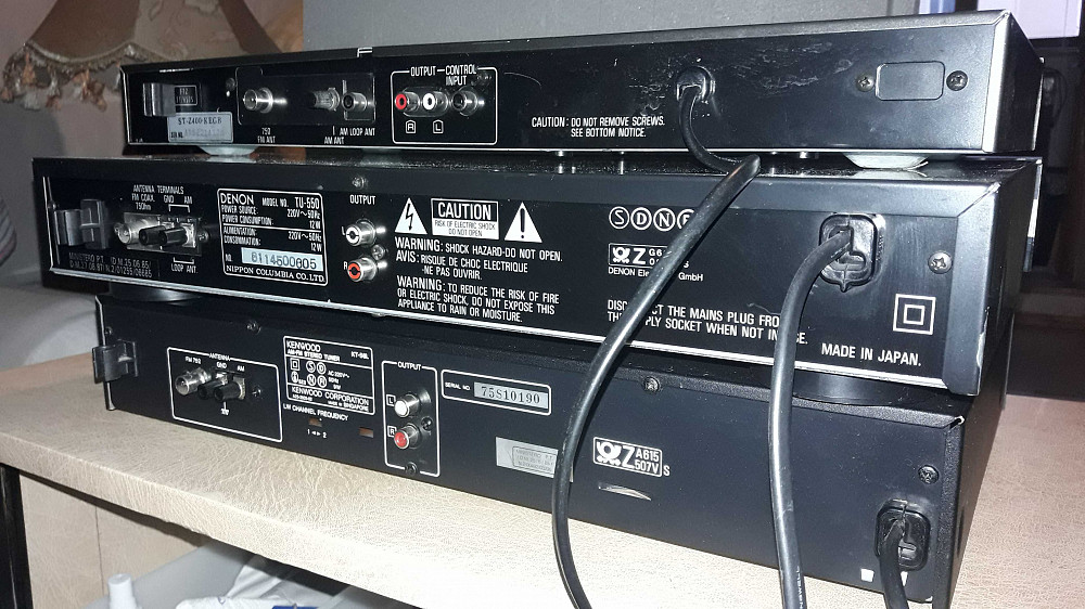 тюнеры  Technics ST-Z400, Denon TU-550, Kenwood KT-56L . Ясиноватая - изображение 4