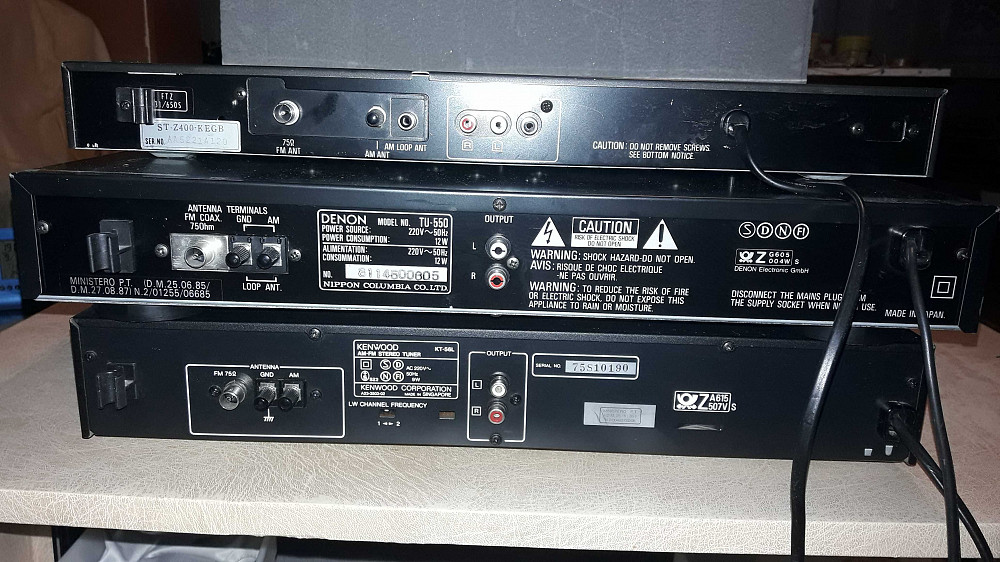 тюнеры  Technics ST-Z400, Denon TU-550, Kenwood KT-56L . Ясиноватая - изображение 3