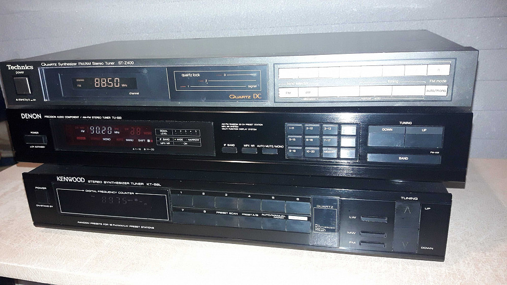 тюнеры  Technics ST-Z400, Denon TU-550, Kenwood KT-56L . Ясиноватая - изображение 1