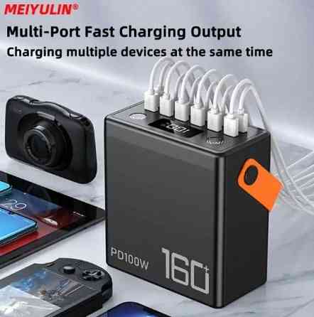 Оригинал Power Bank PD100W 160000 mah 592Wh паувер банк 100W ОПТ ДРОП Димитров