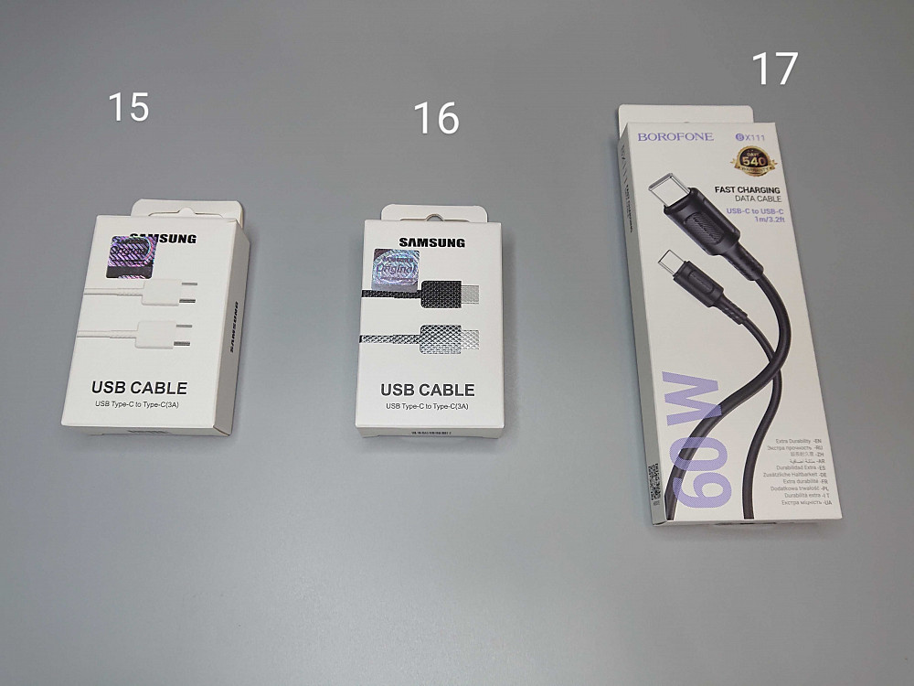 Шнур для зарядки type-c, lightning, micro usb Ясиноватая - изображение 5