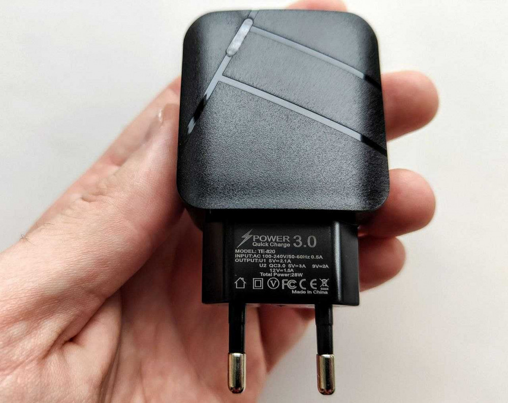 Быстрая зарядка для телефона 28W Uslion QC3.0 2USB Зарядное Xiaomi Зугрэс - изображение 6