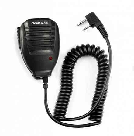 Громкоговоритель микрофон (тангента) для раций BAOFENG BF-888S UV5R UV-82 и другие Тельманово
