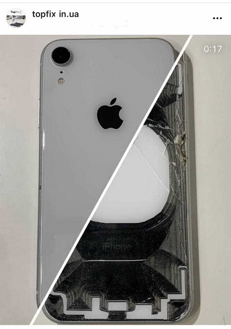 Заміна скла корпуса iPhone X Xs Max 11 12 13 14 Pro Max корпуса крышки Зуевка - изображение 6