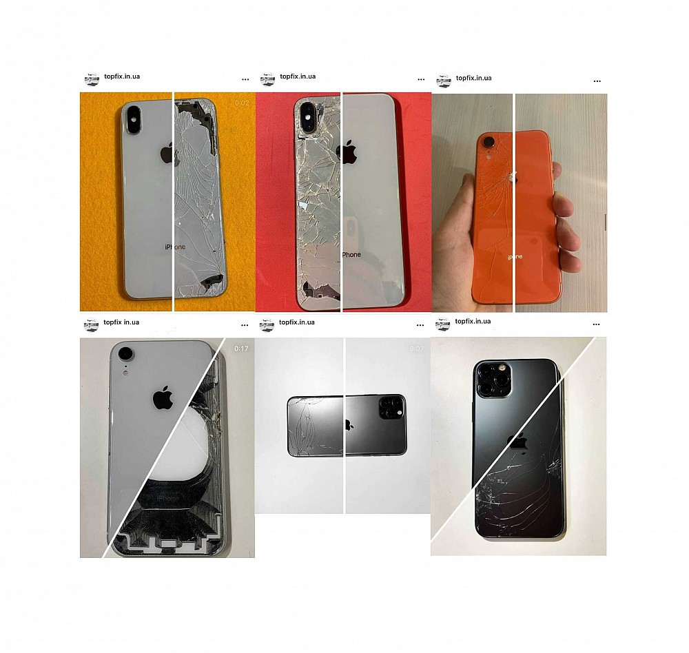 Заміна скла корпуса iPhone X Xs Max 11 12 13 14 Pro Max корпуса крышки Зуевка - изображение 1