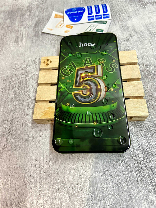 Защитное стекло iphone 13, 13 pro, 14 Hoco. На все модели айфон Донецк - изображение 5