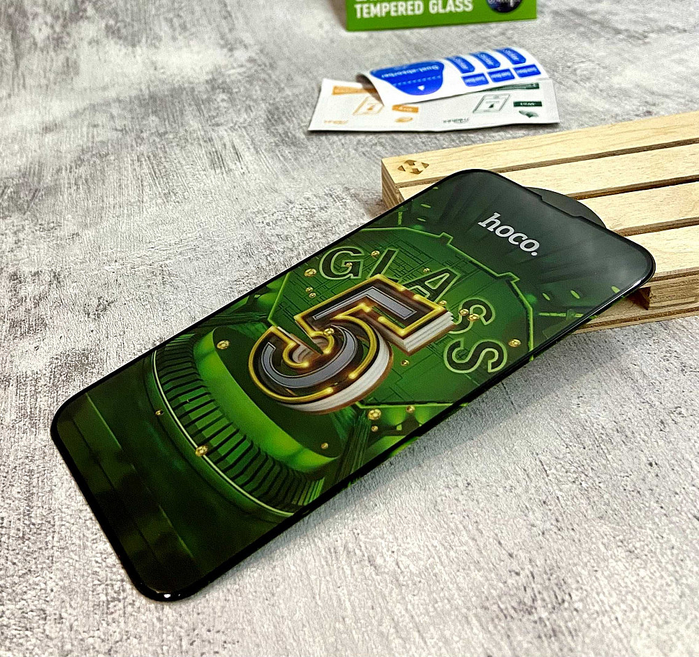 Защитное стекло iphone 13, 13 pro, 14 Hoco. На все модели айфон Донецк - изображение 6