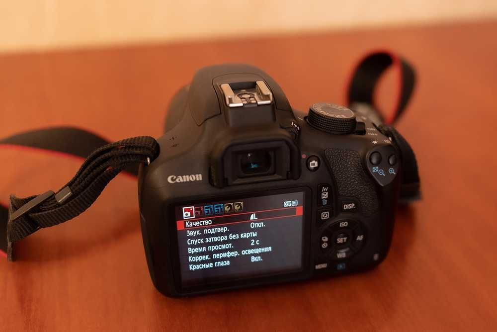 Canon EOS 1200D Зеркальный фотоаппарат. С объективом и сумкой Александровка - изображение 4