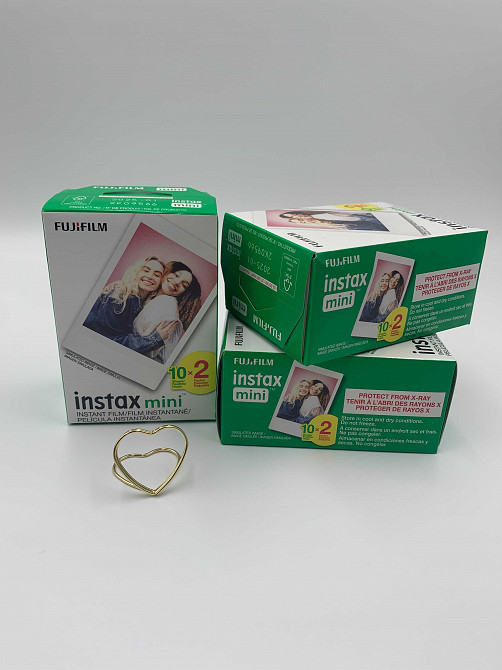 Фотобумага Instax Mini 20 фото фотоплёнка картридж 03.2026 + подарок Снежное - изображение 1