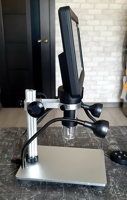 Микроскоп цифровой(мікроскоп цифровий)DM9,дисплей 7 дюймов/12mp 1200x. Зуевка - изображение 3