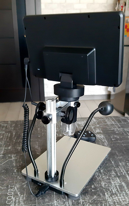 Микроскоп цифровой(мікроскоп цифровий)DM9,дисплей 7 дюймов/12mp 1200x. Зуевка - изображение 7
