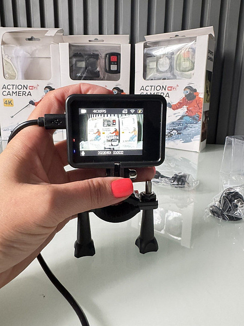 !ШАРА!Водонепроникна Экшн Камера Action Camera Q60AR WiFi 4K+Пульт Кировское - изображение 3