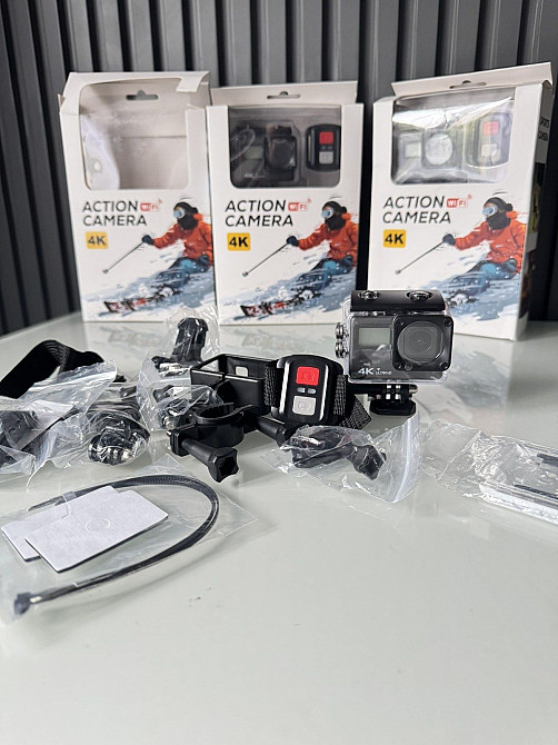 !ШАРА!Водонепроникна Экшн Камера Action Camera Q60AR WiFi 4K+Пульт Кировское - изображение 8