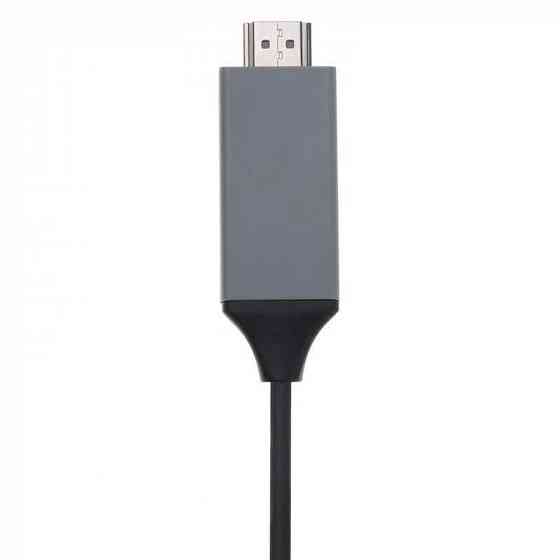 Кабель переходник 2м USB type C на HDMI для MacBook др конвертер USBC Енакиево
