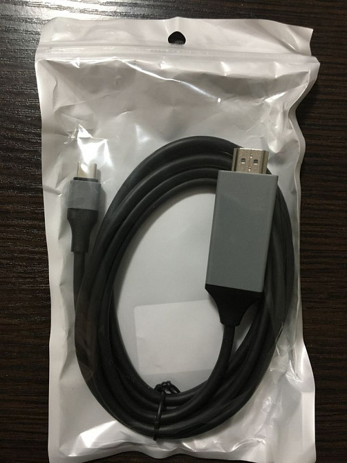 Кабель переходник 2м USB type C на HDMI для MacBook др конвертер USBC Енакиево - изображение 5