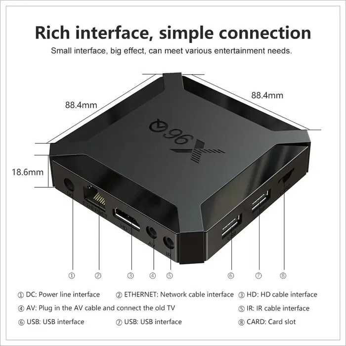 Смарт ТВ приставка X96Q 2/16 Оригинал новые Енакиево - изображение 5