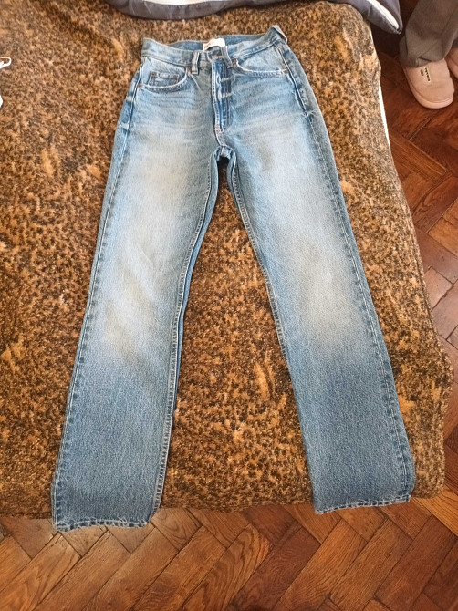 Джинсы Zara  удлинённые Докучаевск - изображение 1
