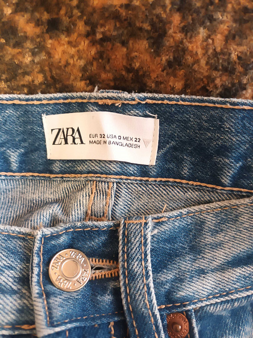Джинсы Zara  удлинённые Докучаевск - изображение 2