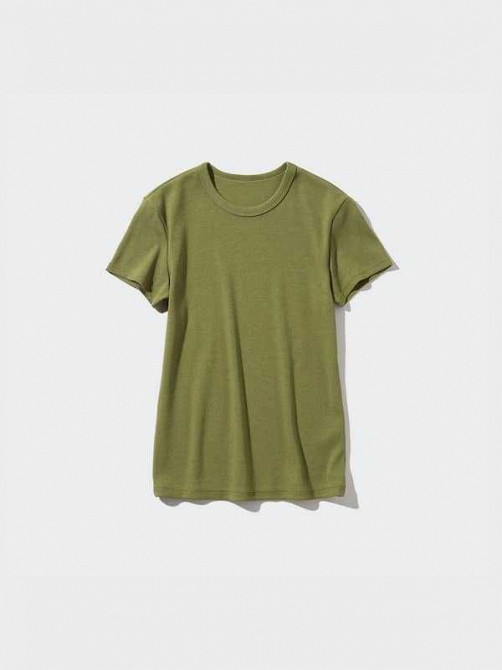 Uniqlo, м'яка футболка в рубчик Донецк - изображение 5