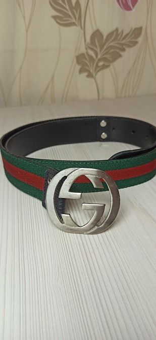 Ремень Gucci в идеальном состоянии. Шахтерск - изображение 1