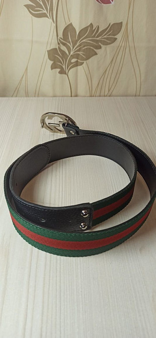 Ремень Gucci в идеальном состоянии. Шахтерск - изображение 2