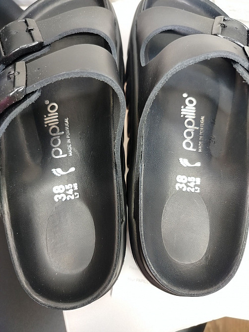 Оригинальные кожаные шлепанцы Birkenstock Papillio Биркенштоки 38/40р. Иловайск - изображение 8