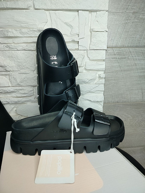 Оригинальные кожаные шлепанцы Birkenstock Papillio Биркенштоки 38/40р. Иловайск - изображение 1