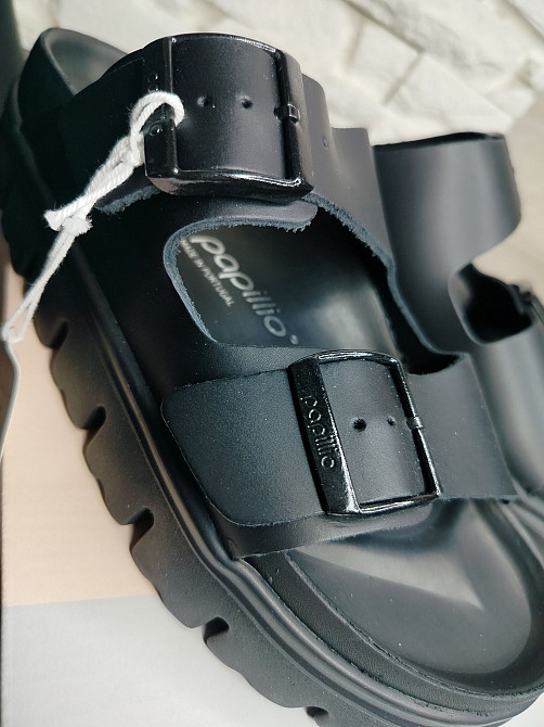Оригинальные кожаные шлепанцы Birkenstock Papillio Биркенштоки 38/40р. Иловайск - изображение 2