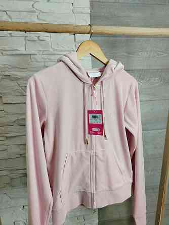 Оригинальный женский велюровый худи на молнии Juicy Couture Sport M Шахтерск