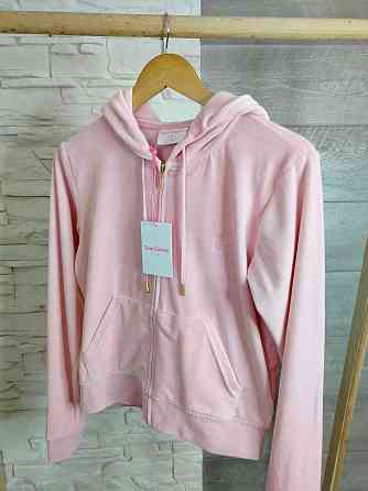 Оригинальный женский велюровый худи на молнии Juicy Couture Sport M Шахтерск