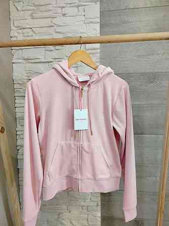 Оригинальный женский велюровый худи на молнии Juicy Couture Sport M Шахтерск