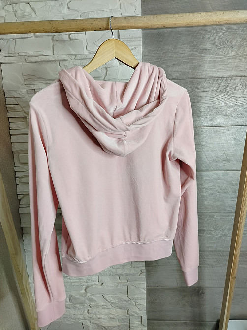 Оригинальный женский велюровый худи на молнии Juicy Couture Sport M Шахтерск - изображение 7