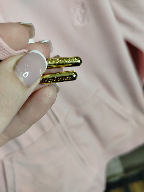 Оригинальный женский велюровый худи на молнии Juicy Couture Sport M Шахтерск - изображение 6