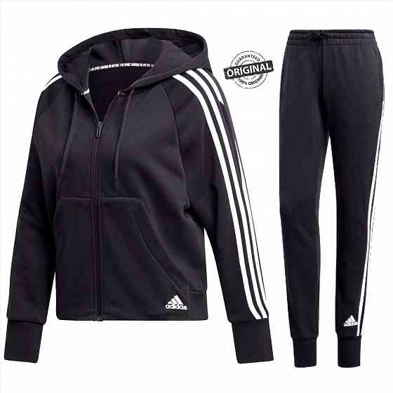 Костюм adidas оригинал женский не ZNE весна черный S 44 M 48 Александровка