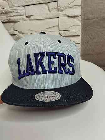 Оригінальна кепка бейсболка Lakers Los Angeles Mitchell Ness NBA Кировское