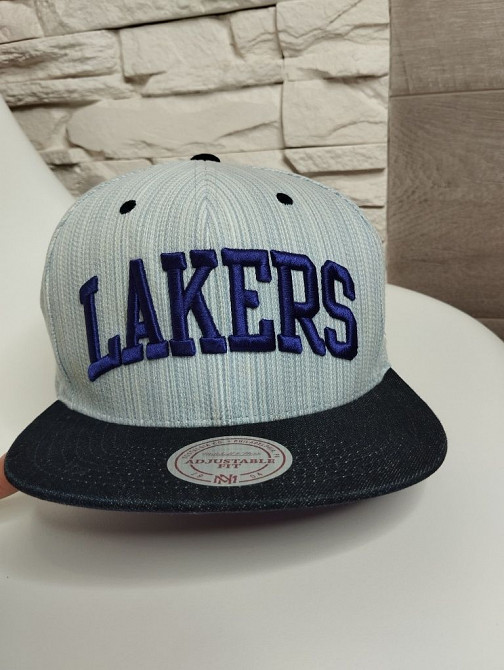 Оригінальна кепка бейсболка Lakers Los Angeles Mitchell Ness NBA Кировское - изображение 1