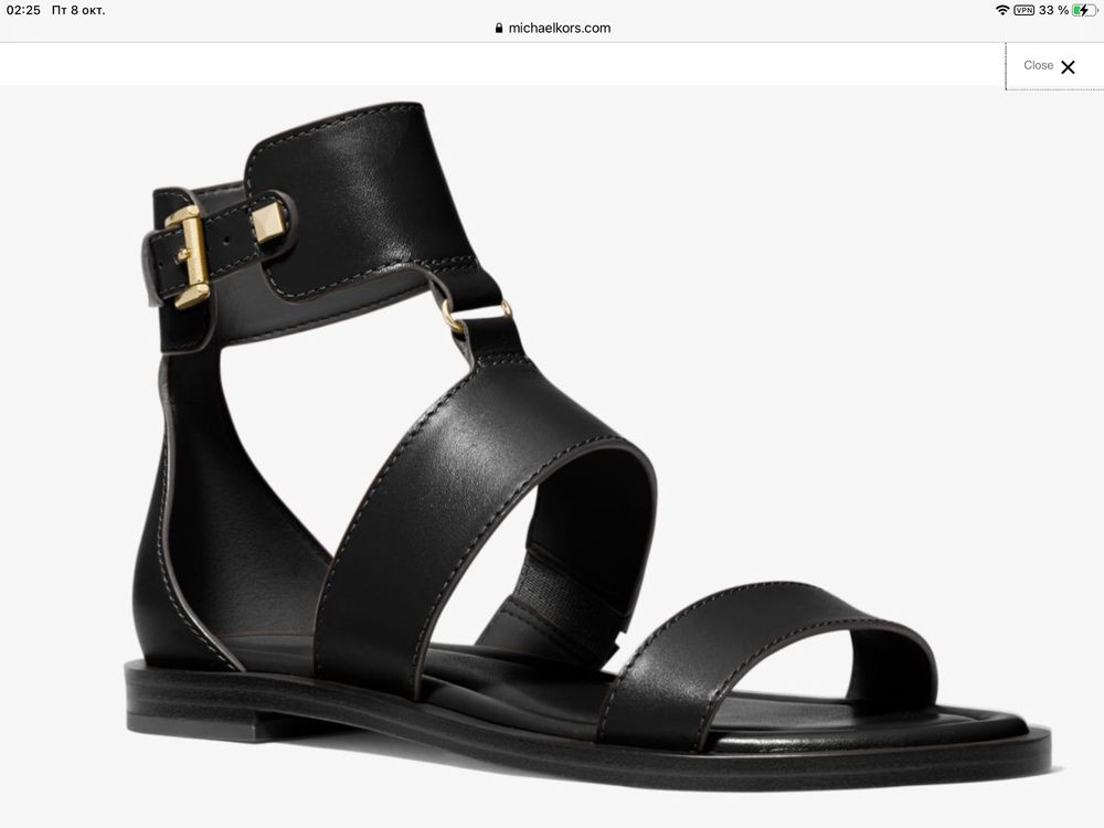 Кожаные босоножки Michael Kors, кожаные босоножки Енакиево - изображение 3