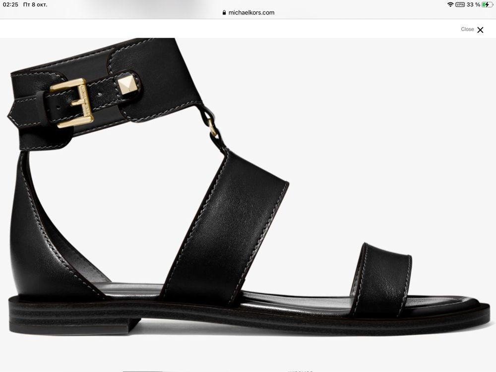 Кожаные босоножки Michael Kors, кожаные босоножки Енакиево - изображение 4