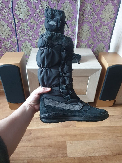 Зимние женские сапоги Ecco GoreTex 40р. Оригинал 100% Димитров - изображение 4