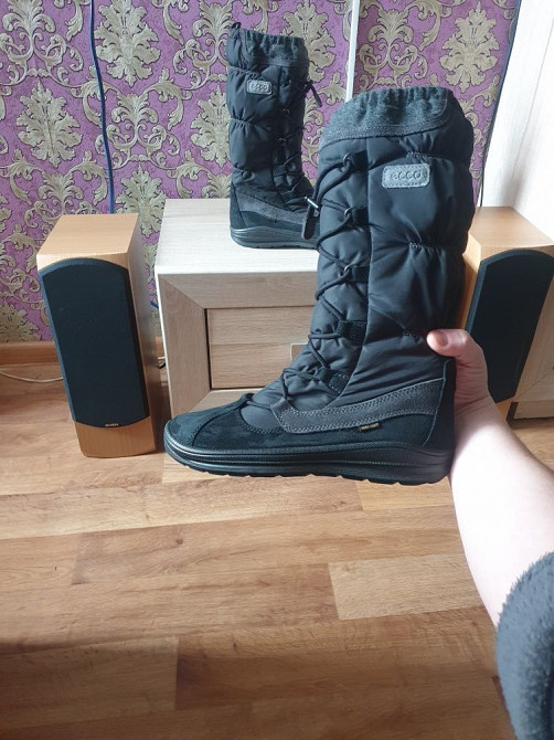 Зимние женские сапоги Ecco GoreTex 40р. Оригинал 100% Димитров - изображение 3