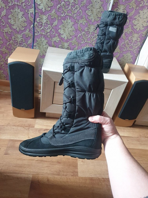 Зимние женские сапоги Ecco GoreTex 40р. Оригинал 100% Димитров - изображение 2