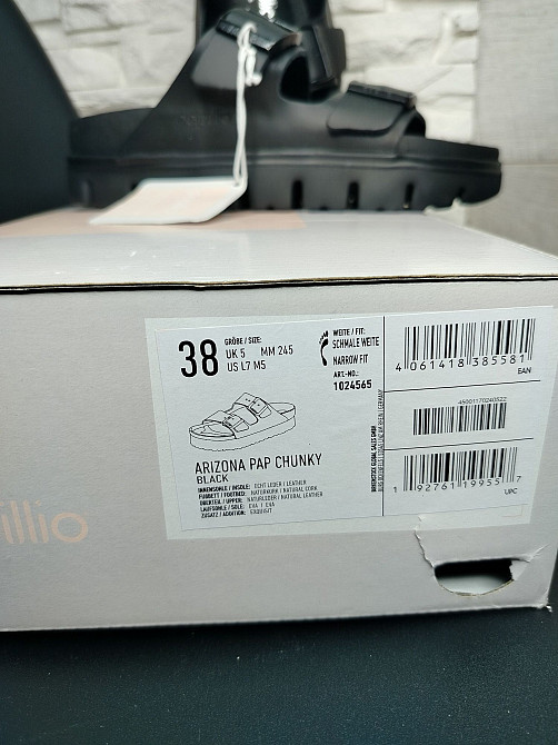 Оригинальные кожаные шлепанцы Birkenstock Papillio Биркенштоки 38/40р. Зуевка - изображение 5