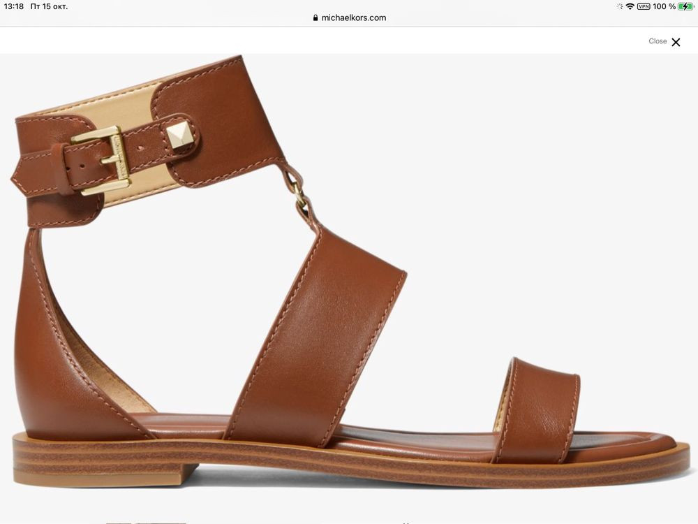 Кожаные босоножки Michael Kors, кожаные босоножки Горловка - изображение 7
