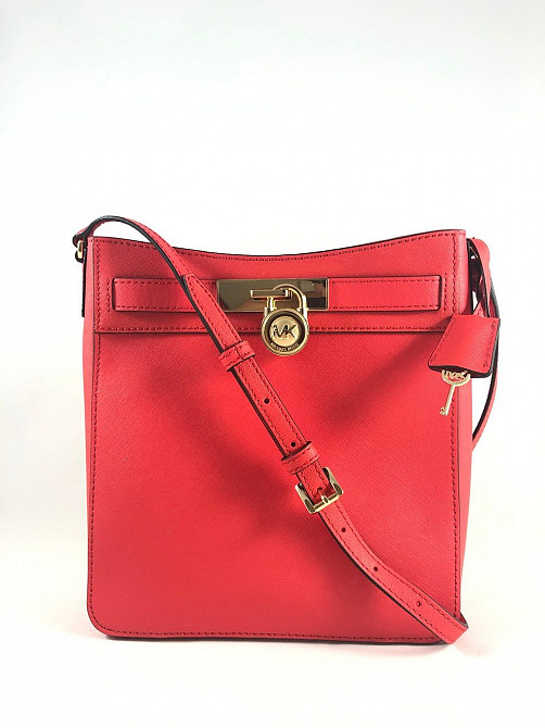 Жіноча оригінальна сумка Michael Kors Hamilton Traveler NS D.Sangria Мариуполь - изображение 1