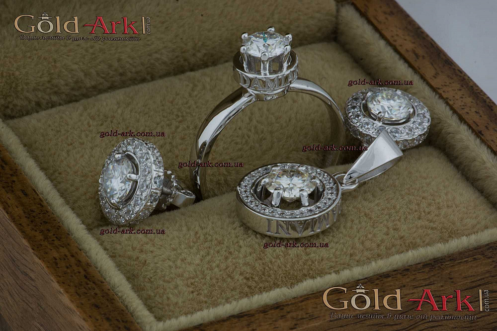 Кулон DAMIANI белое золото Донецк - изображение 5